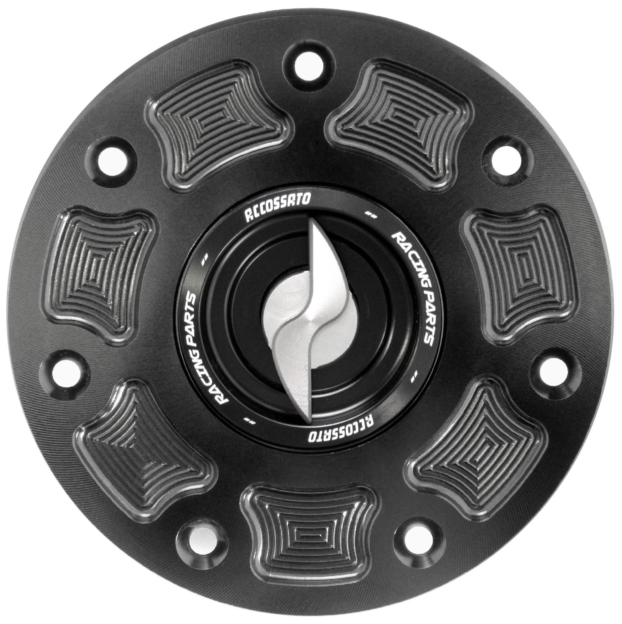 Accossato Fuel Cap for Kawasaki Models 7 bolt pattern